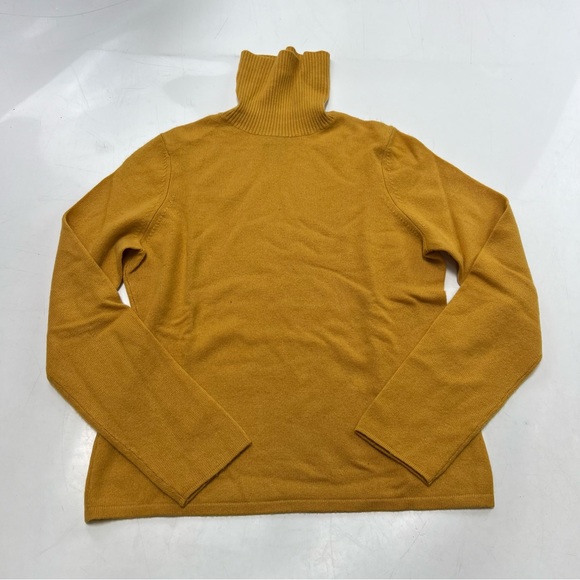 Sutton Studio Sweaters - Sutton studio women’s petite cashmere turtleneck sweater yellow M L95-23